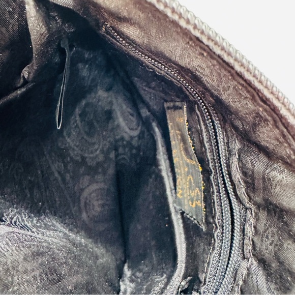 Vintage L.J.S. Collection Black Leather Crossbody Bag - Picture 6 of 7